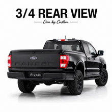 2024-2025 Ford Ranger Extended Cab Rear Windshield carbon tint rear view