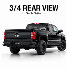 2015-2018 Chevrolet Silverado 1500 Double Cab Front Windows carbon tint rear view