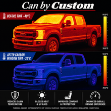 2024-2025 Ford F-250 Super Duty Crew Cab All Sides + Rear Window Carbon Tint Kit