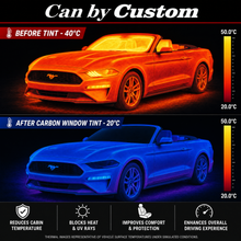 2017-2021 Ford Mustang Convertible All Sides + Rear Carbon Window Tint Kit