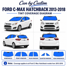 2017-2018 Ford C-Max All Sides + Rear Window Carbon Tint Kit