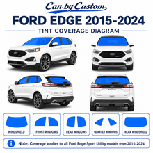 2017-2023 Ford Edge All Sides + Rear Window Carbon Tint Kit