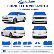 2017-2019 Ford Flex All Sides + Rear Window Carbon Window Tint Kit