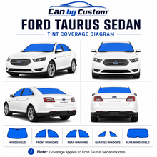 2017-2019 Ford Taurus All Sides + Rear Window Carbon Tint Kit