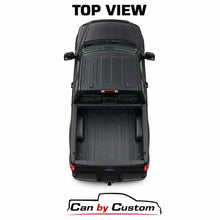 2021-2025 Ford F-150 Extended Cab Side Windows carbon tint top view