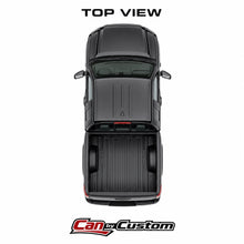 2022-2025 Nissan Frontier Extended Cab All Sides + Rear Window carbon tint top view