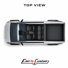 2024-2025 Tesla Cybertruck Crew Cab All Sides + Rear Window carbon tint top view