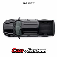 2021-2025 Ford F-150 Crew Cab Side Windows carbon tint top view