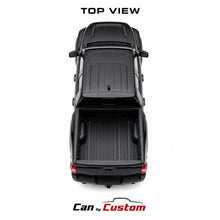 2024-2025 Toyota Tacoma Crew Cab All Sides + Rear Window carbon tint top view