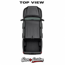 2016-2023 Toyota Tacoma Crew Cab Side Windows carbon tint top view