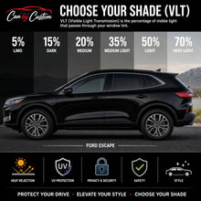 2017-2019 Ford Escape All Sides + Rear Window Carbon Window Tint Kit