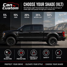 2024-2025 Ford F-250 Super Duty Crew Cab All Sides + Rear Window Carbon Tint Kit