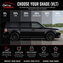 2017-2019 Ford Flex All Sides + Rear Window Carbon Window Tint Kit