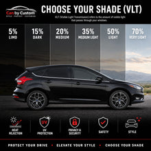 2017-2018 Ford Focus Hatchback All Sides + Rear Window Carbon Tint Kit